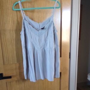 Torrid Gray Lace Detail Cami